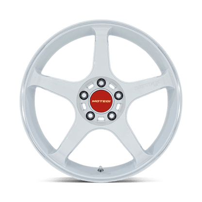 Motegi MR159 BATTLE V Matsuri White Pearl Mach Lip 17x9.5 +35 5x114.3mm 72.6mm