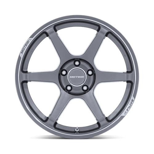 Motegi MR160 BATTLE VI Gloss Gunzilla W/ Machined Lip 18x10.5 +25 5x120mm 74.1mm
