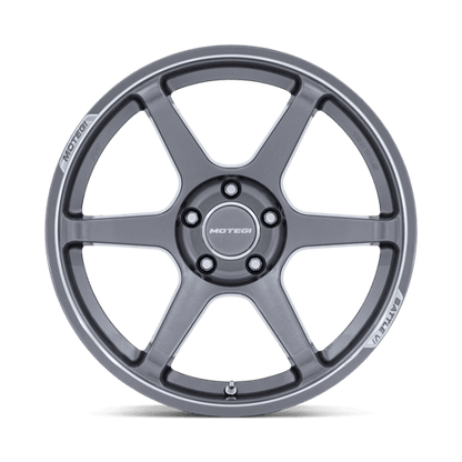 Motegi MR160 BATTLE VI Gloss Gunzilla W/ Machined Lip 18x10.5 +25 5x120mm 74.1mm