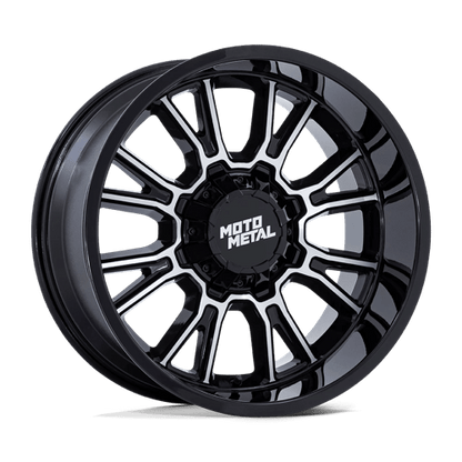Moto Metal MO810 LEGACY Gloss Black Machined 22x9 +1 8x165.1mm 125.1mm