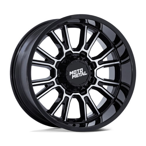 Moto Metal MO810 LEGACY Gloss Black Machined 20x9 +1 5x139.7|5x150mm 110.1mm