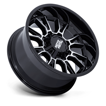 Moto Metal MO810 LEGACY Gloss Black Machined 22x9 +1 8x180mm 124.2mm