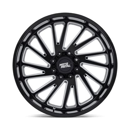 Moto Metal MO811 COMBAT Gloss Black Milled 24x12 -44 8x165.1mm 125.1mm
