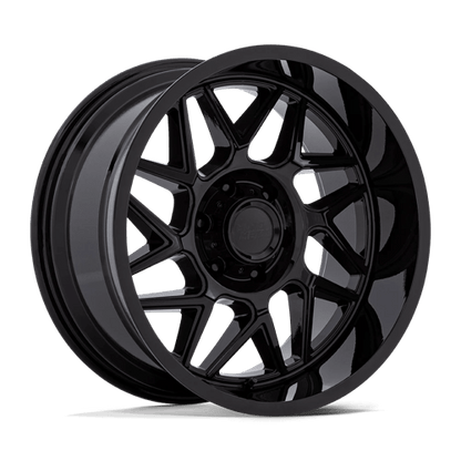 Moto Metal MO812 TURBINE Gloss Black 20x9 +20 5x127mm 71.5mm