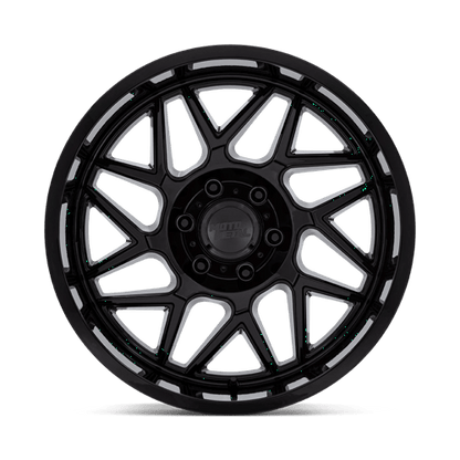 Moto Metal MO812 TURBINE Gloss Black 20x10 -18 5x139.7mm 78.1mm