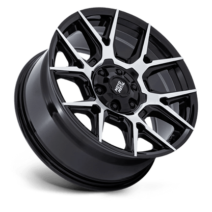 Moto Metal MO813 MASON Gloss Black W/ Machined Face 20x9 +10 6x135|6x139.7mm 95.1mm