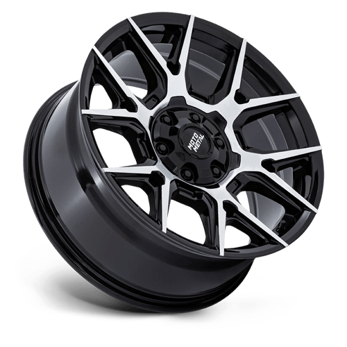 Moto Metal MO813 MASON Gloss Black W/ Machined Face 22x9 +24 6x135|6x139.7mm 95.1mm