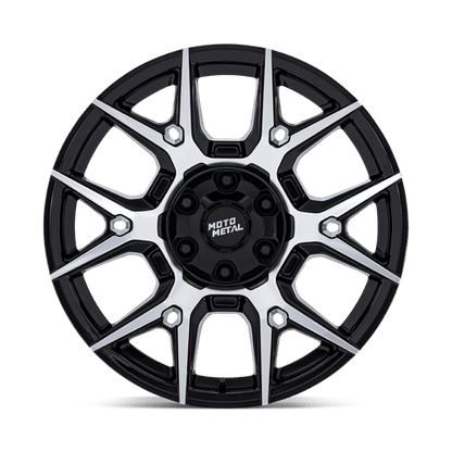 Moto Metal MO813 MASON Gloss Black W/ Machined Face 18x9 +18 6x135|6x139.7mm 95.1mm