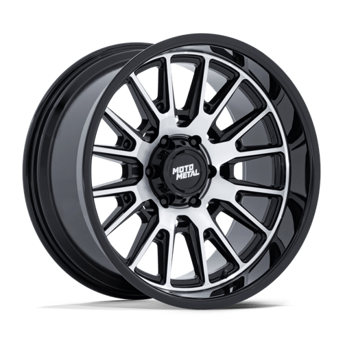 Moto Metal MO814 TEKTON Gloss Black W/ Machined Face 20x9 +1 5x127mm 71.5mm
