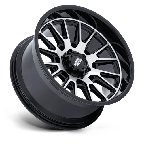 Moto Metal MO814 TEKTON Gloss Black W/ Machined Face 20x9 +1 6x139.7mm 106.1mm