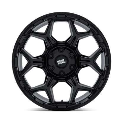 Moto Metal MO815 DUX Gloss Black 17x8.5 0 5x114.3|5x127mm 78.1mm