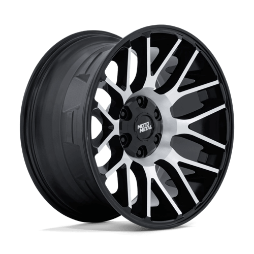 Moto Metal MO816 OVERLOOK Gloss Black W/ Machined Face 20x9 +1 6x135|6x139.7mm 106.1mm