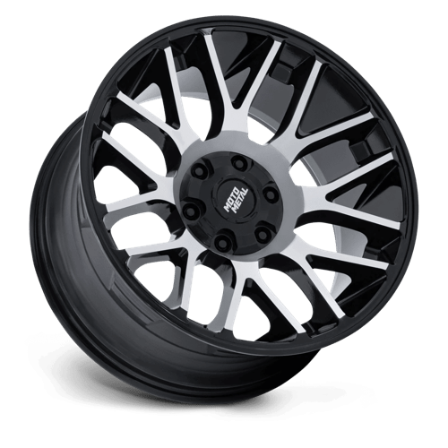 Moto Metal MO816 OVERLOOK Gloss Black W/ Machined Face 20x10 -18 8x165.1mm 125.1mm