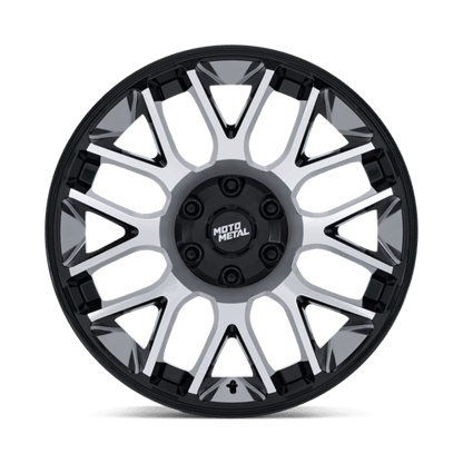 Moto Metal MO816 OVERLOOK Gloss Black W/ Machined Face 20x9 +1 5x114.3|5x127mm 78.1mm