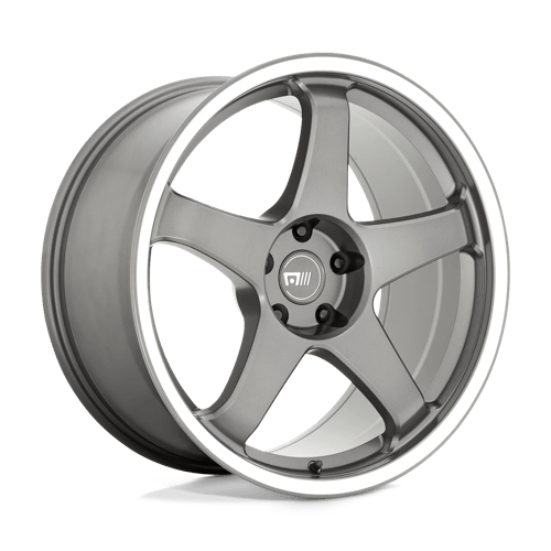 Motegi MR151 CS5 Gunmetal W/ Machined Lip 19x9.5 +15 5x114.3mm 72.6mm