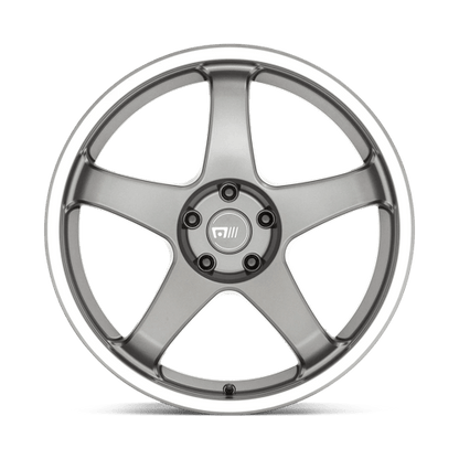 Motegi MR151 CS5 Gunmetal W/ Machined Lip 18x8.5 +42 5x108mm 63.4mm