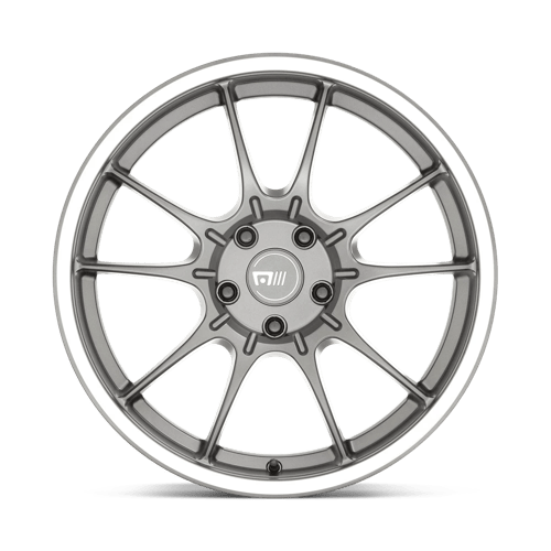 Motegi MR152 SS5 Gunmetal W/ Machined Lip 19x8.5 +30 5x100mm 56.2mm