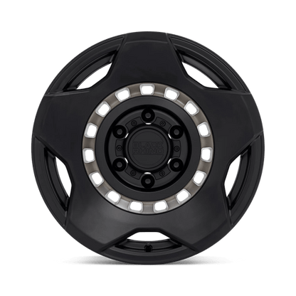 Black Rhino MUZZLE Matte Black W/ Mach Tint Ring 17x9 0 6x139.7mm 112.1mm
