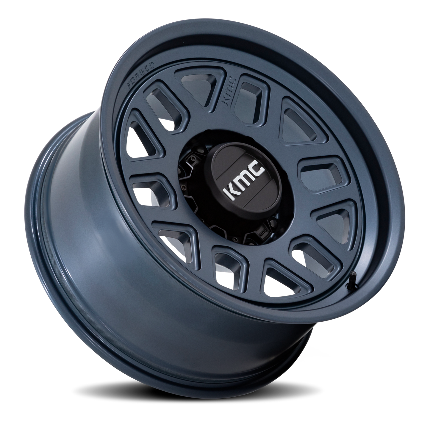 KMC KM451 MESA FORGED MONOBLOCK Metallic Blue 18x9 +18 8x180mm 124.2mm
