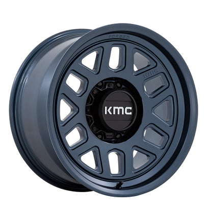 KMC KM451 MESA FORGED MONOBLOCK Metallic Blue 18x9 +18 8x180mm 124.2mm