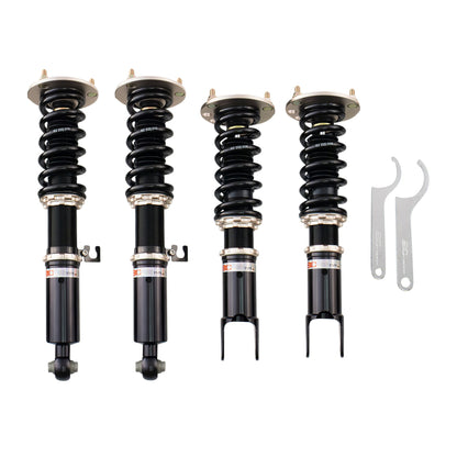 BC Racing BR Series coilovers on white background