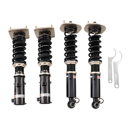 BC Racing BR Series coilovers on white background