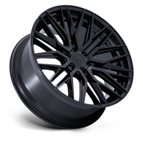 Niche M224 GAMMA Gloss Black 22x9.5 +25 6x135mm 87.1mm