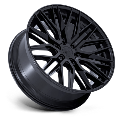 Niche M224 GAMMA Gloss Black 24x10 +30 6x135mm 87.1mm