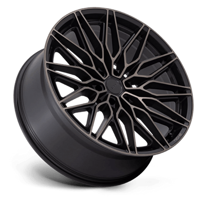 Niche NC278 CALABRIA 6 Matte Black Machined Dark Tint 24x10 +30 6x135mm 87.1mm