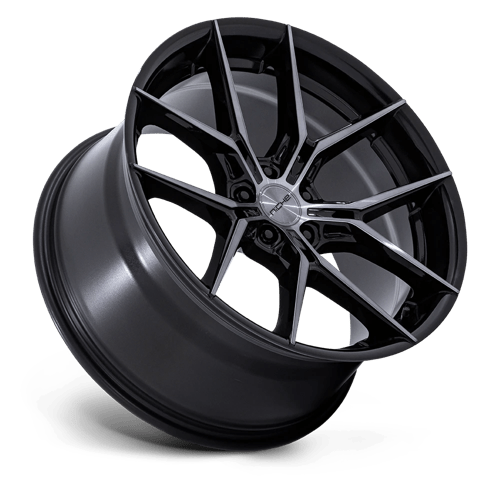Niche NC279 PRODIGY 5 Gloss Black Dark Tinted Clear 20x11 +50 5x114.3mm 72.6mm