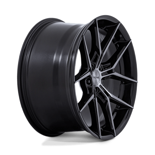 Niche NC279 PRODIGY 5 Gloss Black Dark Tinted Clear 24x10 +30 5x120mm 72.6mm