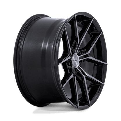 Niche NC279 PRODIGY 5 Gloss Black Dark Tinted Clear 18x8.5 +35 5x100mm 72.6mm
