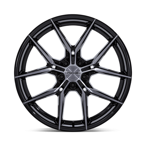 Niche NC279 PRODIGY 5 Gloss Black Dark Tinted Clear 19x8.5 +35 5x100mm 72.6mm
