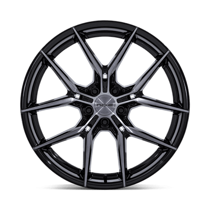 Niche NC279 PRODIGY 5 Gloss Black Dark Tinted Clear 24x10 +30 5x127mm 71.5mm