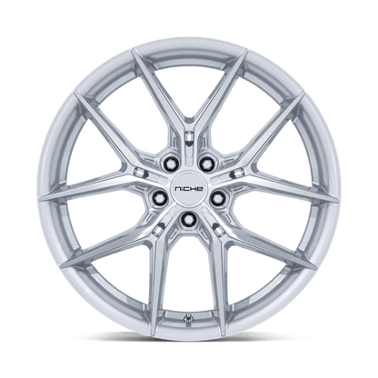 Niche NC279 PRODIGY 5 Silver W/ Machined Face 20x9 +20 5x112mm 72.6mm