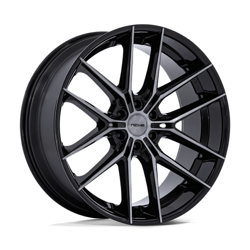Niche NC280 PRODIGY 6 Gloss Black Dark Tinted Clear 26x10 +25 6x135mm 87.1mm