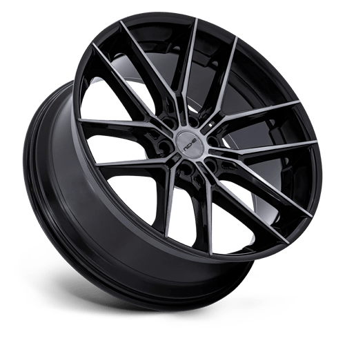Niche NC280 PRODIGY 6 Gloss Black Dark Tinted Clear 22x9.5 +25 6x135mm 87.1mm
