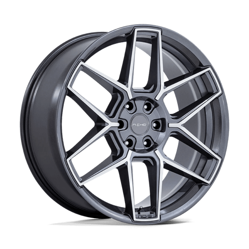 Niche NC281 RISE Anthracite W/ Machined Face 24x10 +30 5x127mm 71.5mm