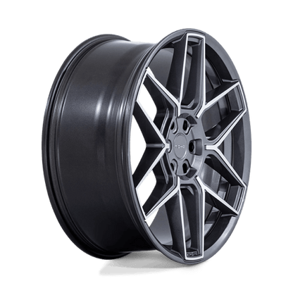 Niche NC281 RISE Anthracite W/ Machined Face 24x10 +30 5x127mm 71.5mm