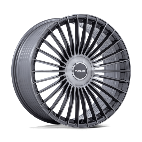 Niche NC282 SERENE Gloss Titanium Brushed 20x9 +20 Custom 72.6mm
