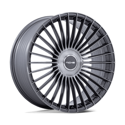 Niche NC282 SERENE Gloss Titanium Brushed 21x10.5 +20 Custom 72.6mm