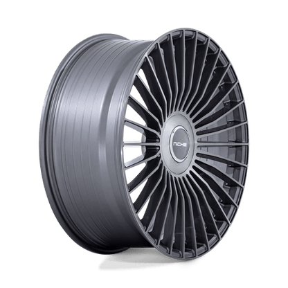 Niche NC282 SERENE Gloss Titanium Brushed 22x9 +20 5x112|5x120mm 72.6mm