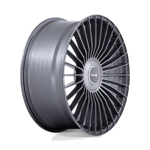 Niche NC282 SERENE Gloss Titanium Brushed 22x10.5 +20 Custom 72.6mm