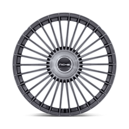 Niche NC282 SERENE Gloss Titanium Brushed 20x9 +20 5x112|5x120mm 72.6mm