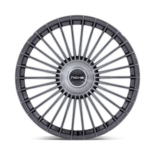 Niche NC282 SERENE Gloss Titanium Brushed 20x10.5 +38 5x112|5x120mm 72.6mm