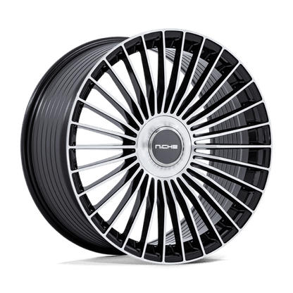Niche NC282 SERENE Gloss Black W/ Machined Face 20x10.5 +45 5x108|5x112mm 72.6mm