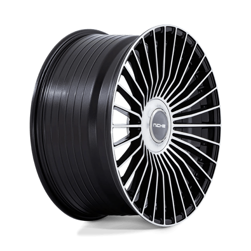 Niche NC282 SERENE Gloss Black W/ Machined Face 24x10 +20 5x130mm 84.1mm