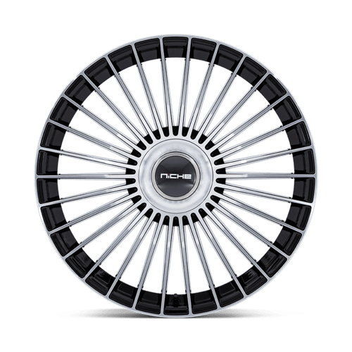Niche NC282 SERENE Gloss Black W/ Machined Face 20x10.5 +45 5x108|5x112mm 72.6mm