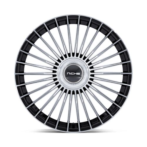 Niche NC282 SERENE Gloss Black W/ Machined Face 24x10 +35 5x112|5x120mm 74.1mm
