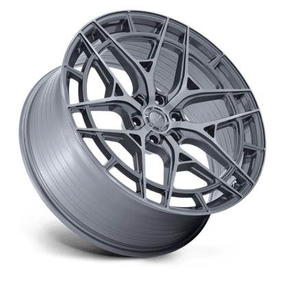 Niche NC284 ADRIA Platinum W/ Brushed Face 24x10 +20 6x139.7mm 106.1mm